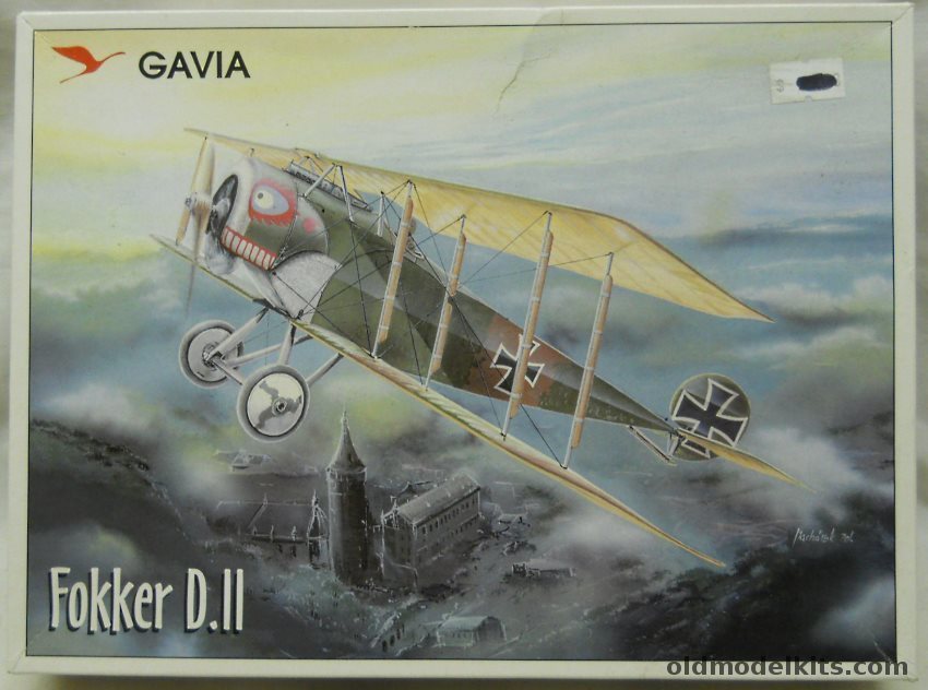 Gavia 1/48 Fokker D-II - Ltn. Fritz Grunzweig Ensheim 1916 or 540/16 (w/n 832) 1915 - (M17 D.II), 003-1199 plastic model kit